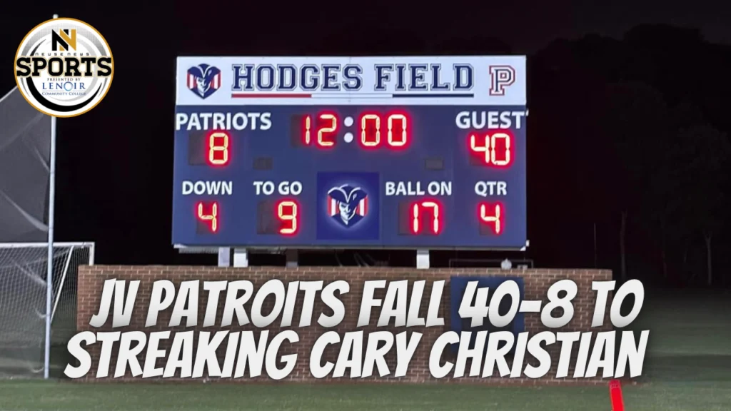 JV Patriots Fall 40-8 to Streaking Cary Christian