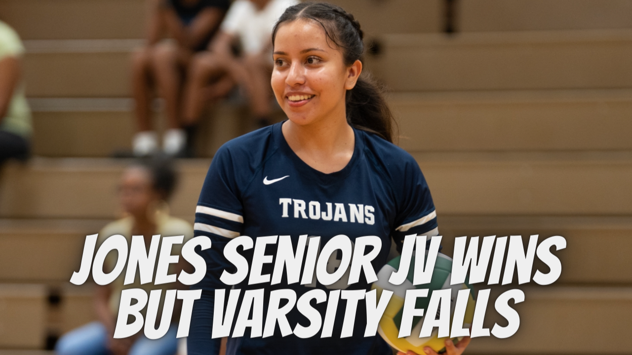 Jones Senior JV Wins but Varsity Falls