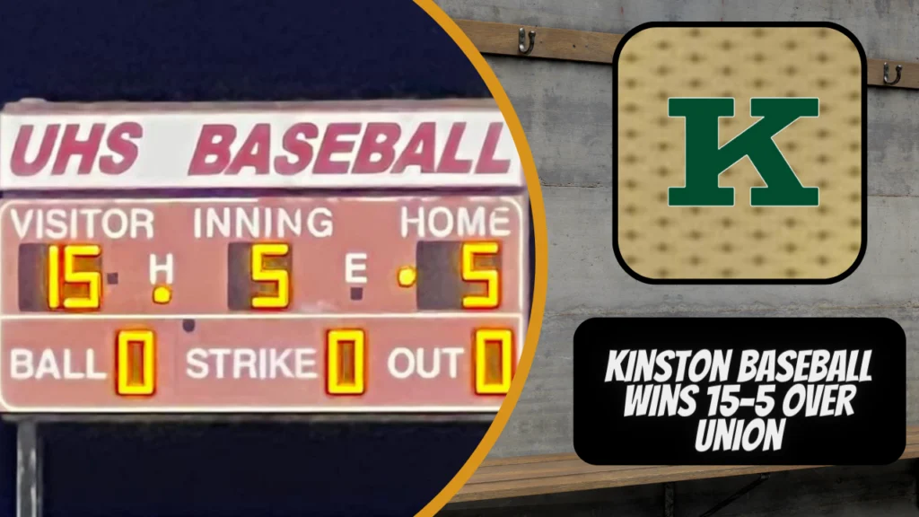 Kinston Baseball Wins 15-5 over Union