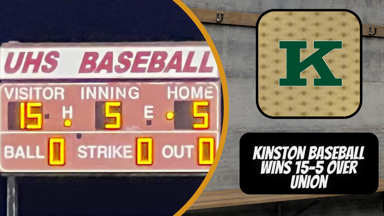 Kinston Baseball Wins 15-5 over Union