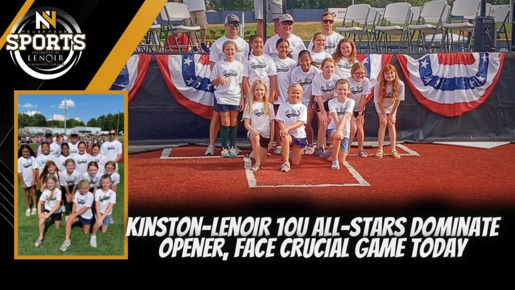 Kinston-Lenoir 10U All-Stars Dominate Opener, Face Crucial Game Today