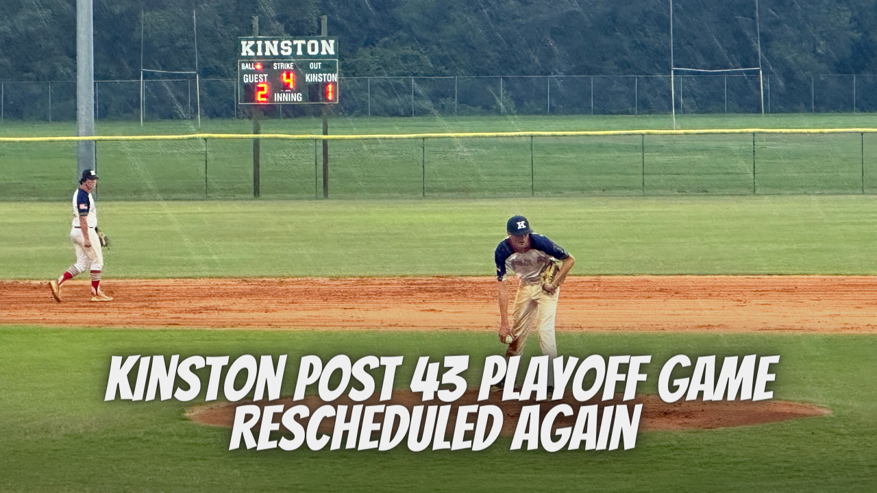 Kinston Post 43 playoff game rescheduled again