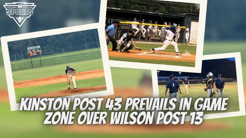 Kinston Post 43 prevails in game one over Wilson Post 13