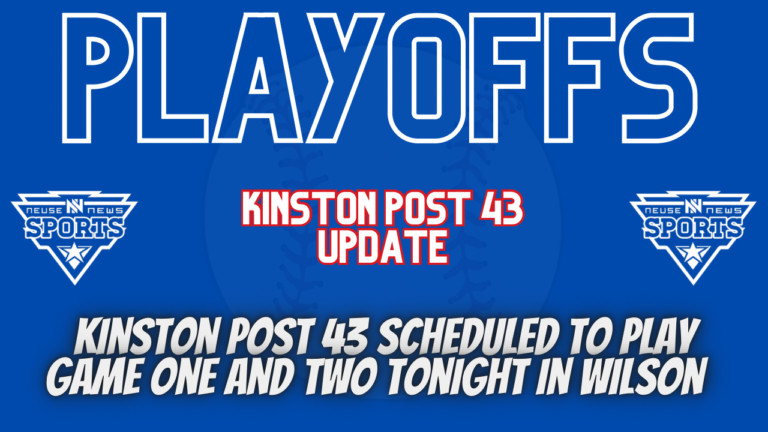 Kinston Post 43 scheduled to play game one and two tonight