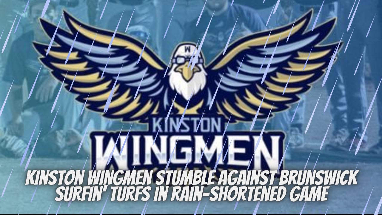 Kinston Wingmen Stumble Against Brunswick Surfin’ Turfs in Rain-Shortened Game