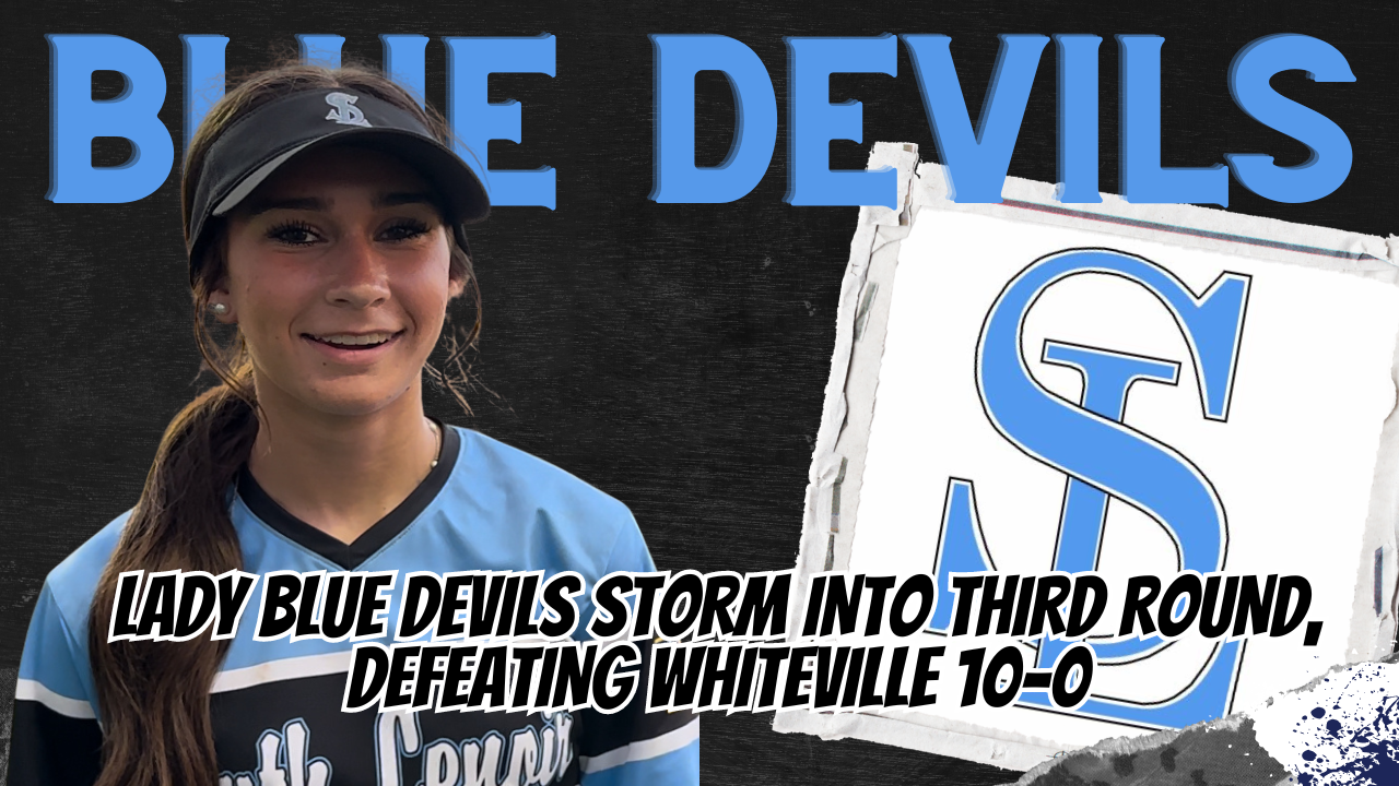 Lady Blue Devils Storm into Third Round, Defeating Whiteville 10-0