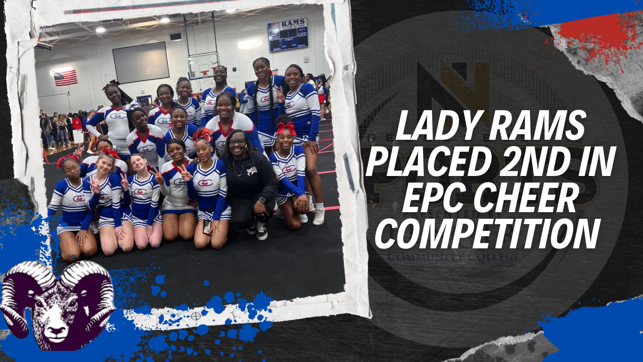 Lady Rams Placed 2nd in EPC Cheer Competition