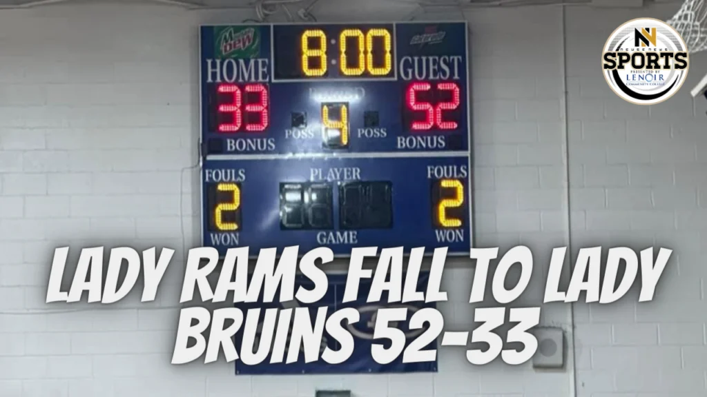 Lady Rams fall to Lady Bruins 52-33