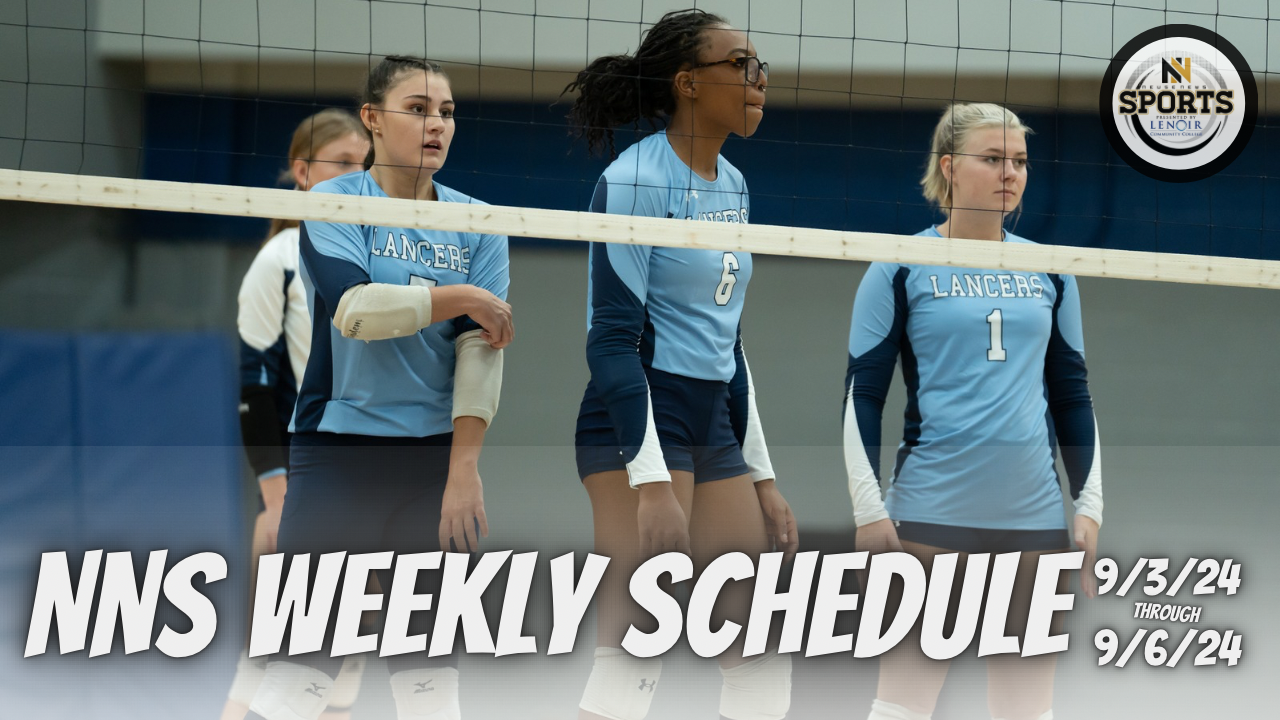 NNS Weekly Schedule 9/3-9/6