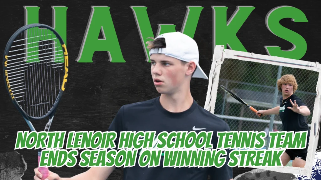 North Lenoir High School Tennis Team Ends Season on a Winning Streak