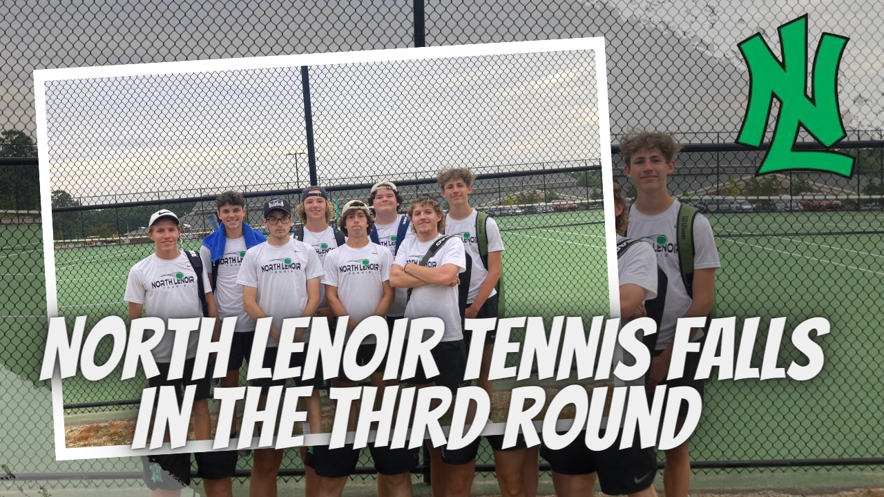 North Lenoir Tennis Falls in The Third Round