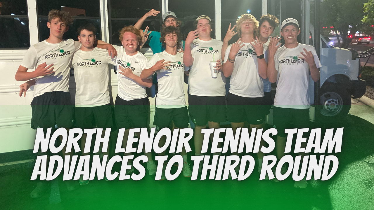 North Lenoir Tennis Team Advances to Third Round