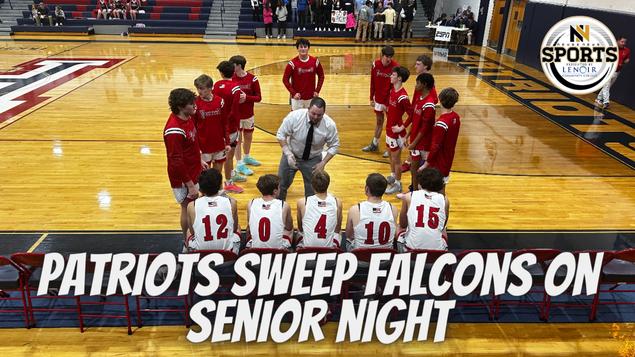 Patriots sweep Falcons on Senior Night