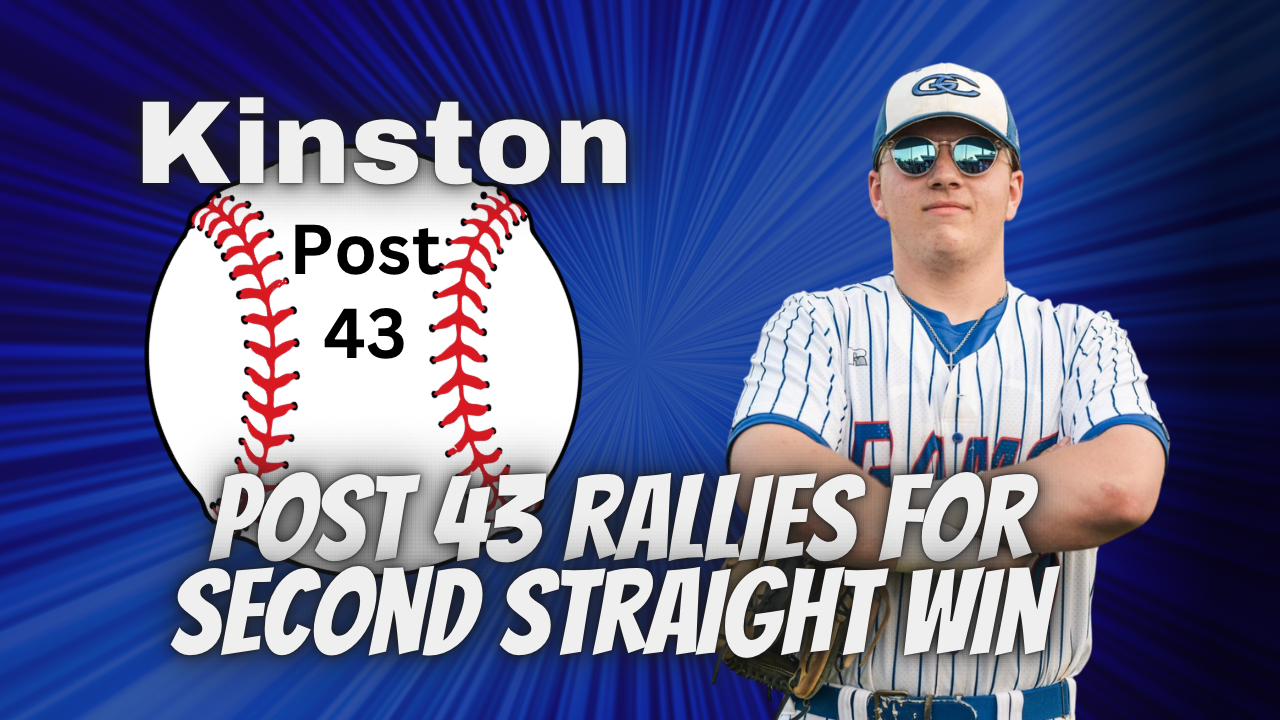 Post 43 Rallies for Second Straight Win