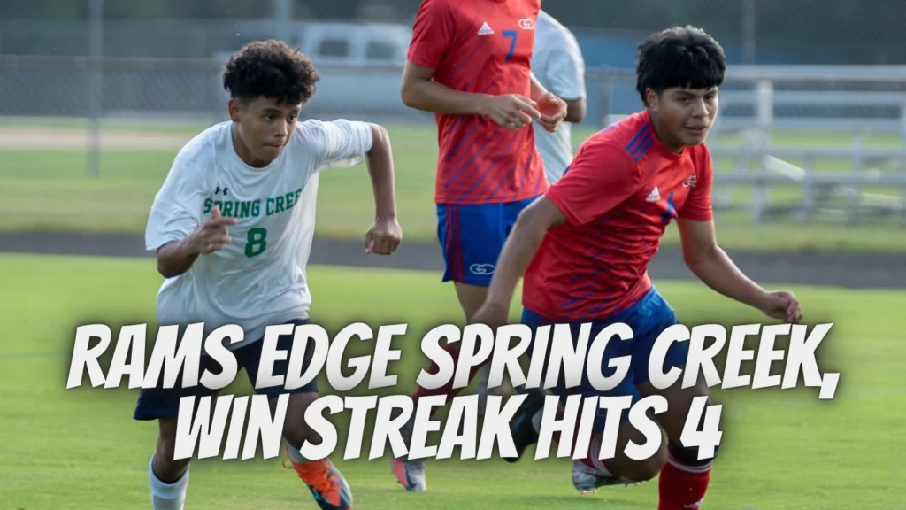 Rams Edge Spring Creek, Win Streak Hits 4"