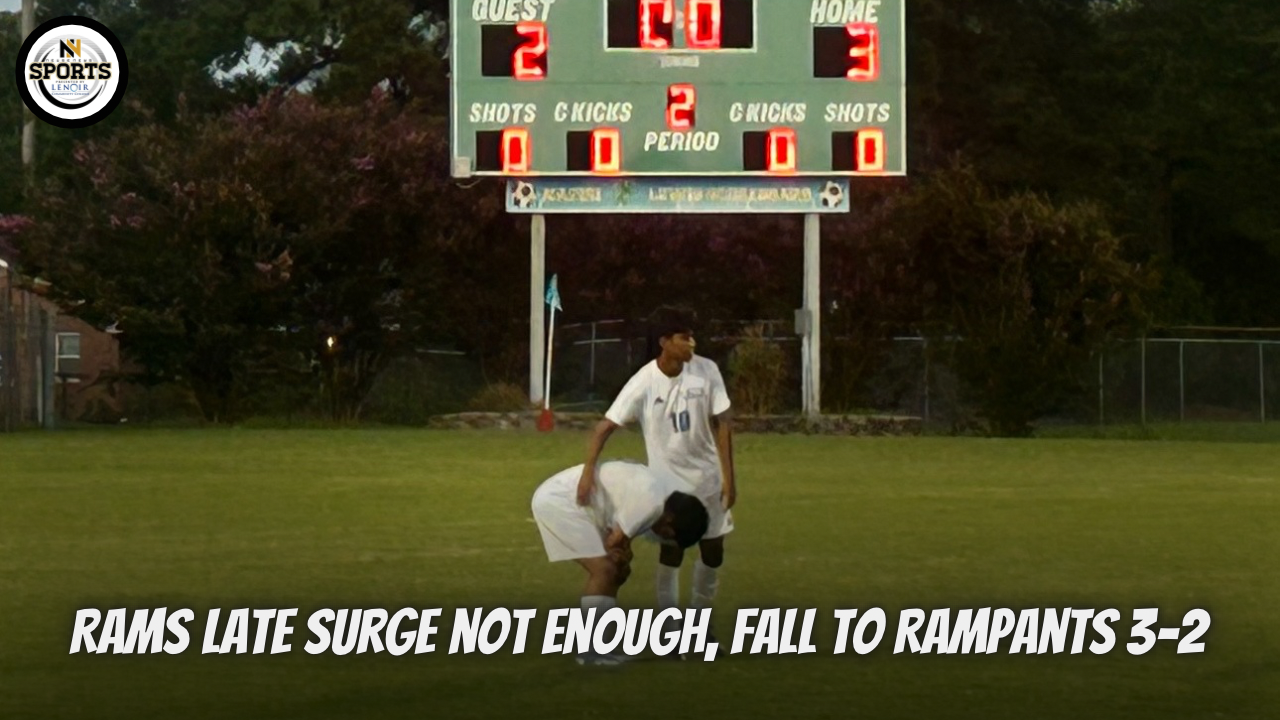 Rams Late Surge not Enough, Fall to Rampants 3-2