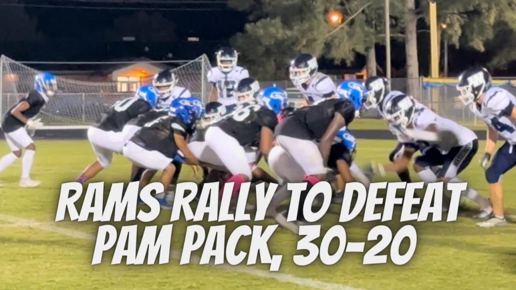 Rams Rally to Defeat Pam Pack, 30-20