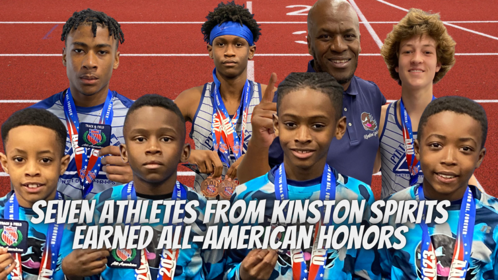 Seven athletes from Kinston Spirits earned All-American honors