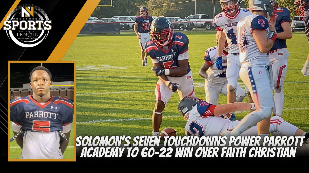 Solomon’s Seven Touchdowns Power Parrott Academy to 60-22 Win Over Faith Christian