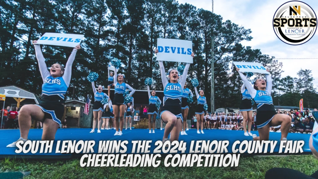 South Lenoir Takes Top Honors at Lenoir County Fair Cheerleading Competition