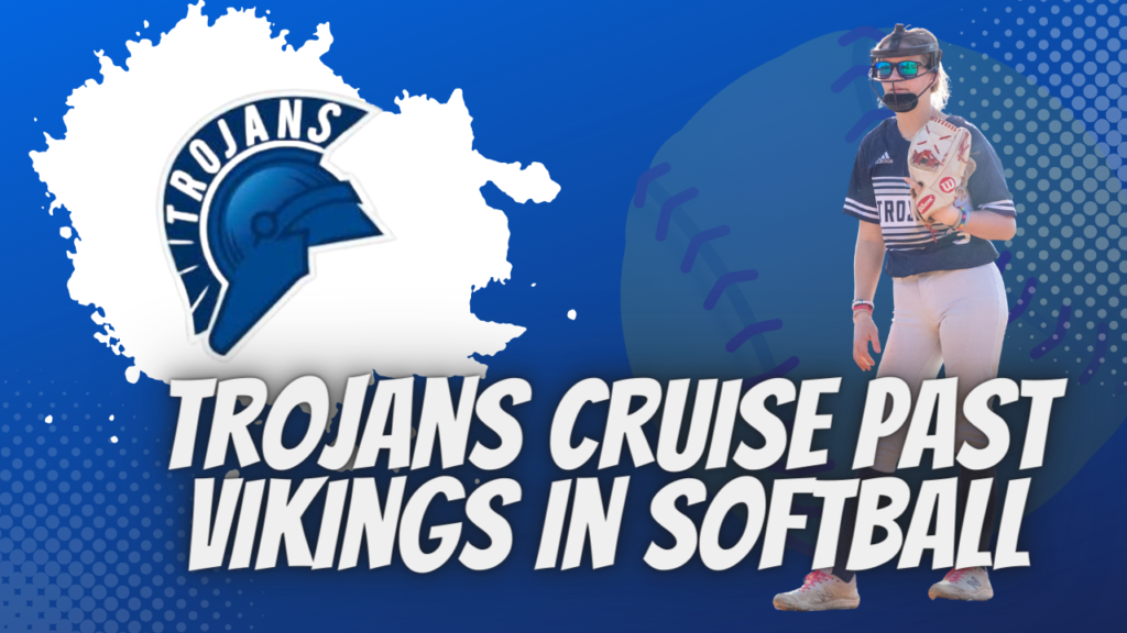 Trojans cruise past the Vikings in softball