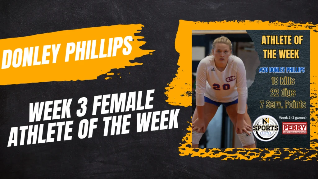 Week 3 Female AOTW: GC Donley Phillips