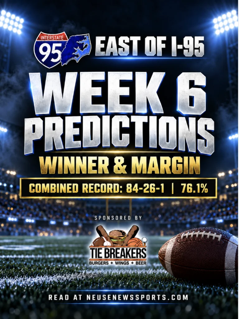 Week 6 East of I-95 High School Football Predictions: Winner and Margin for Every Game