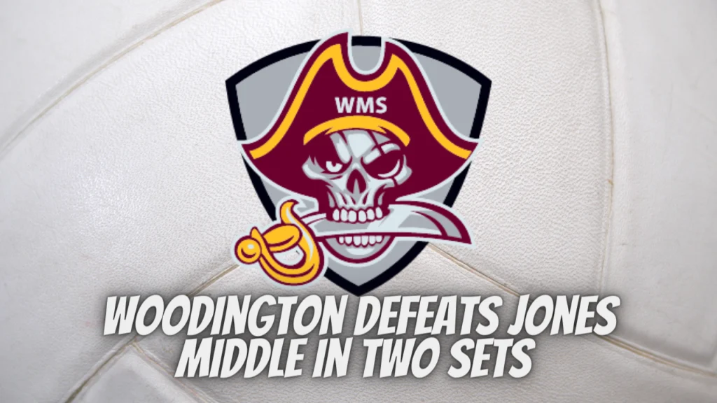 Woodington Defeats Jones Middle in Two Sets