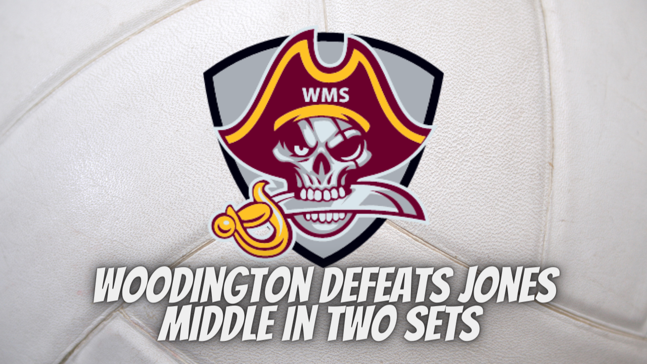 Woodington Defeats Jones Middle in Two Sets