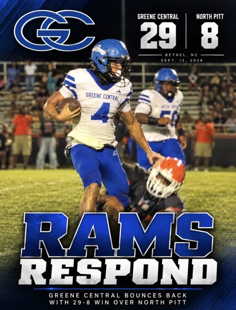 Greene Central defense drives 29-8 win at North Pitt