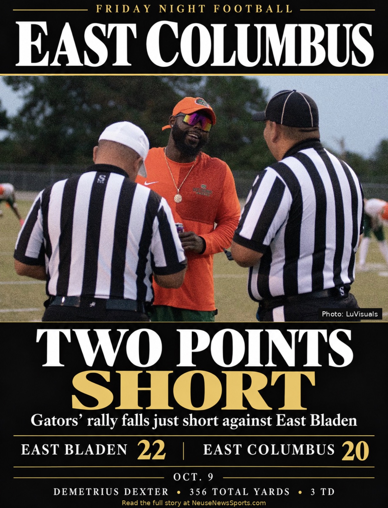 East Columbus Head coach Vinston Thorpe