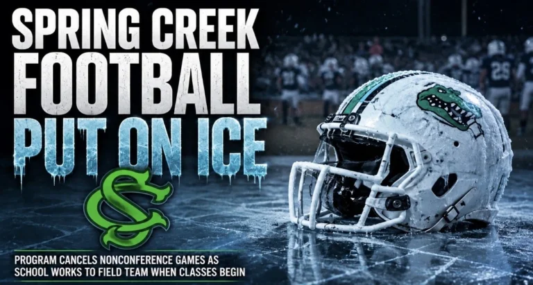 Spring Creek football put on ice as program works to field team