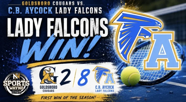 C.B. Aycock earns first win with 7-2 victory over Goldsboro