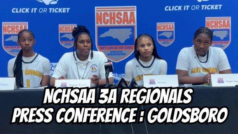 NCHSAA 3A Eastern Regional Press Conference: Goldsboro High School Girls