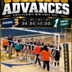 Goldsboro Cougars volleyball advances to third round with 3-1 win over Martin County, October 20, 2026