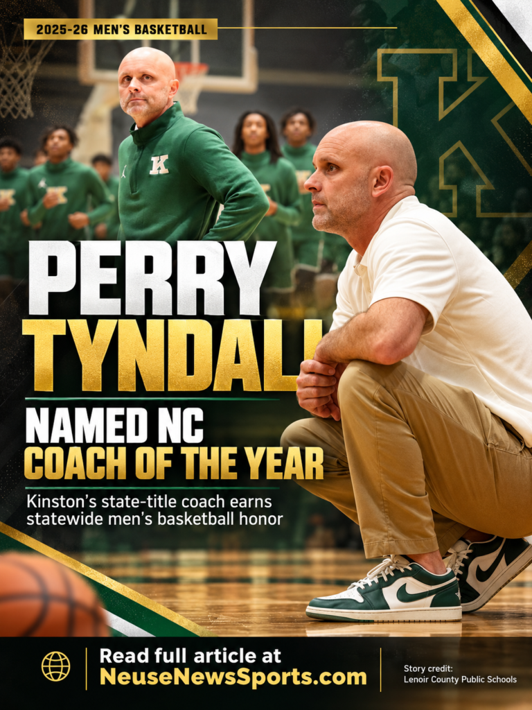 Kinston boys basketball coach Perry Tyndall named 2025-26 North Carolina Coach of the Year