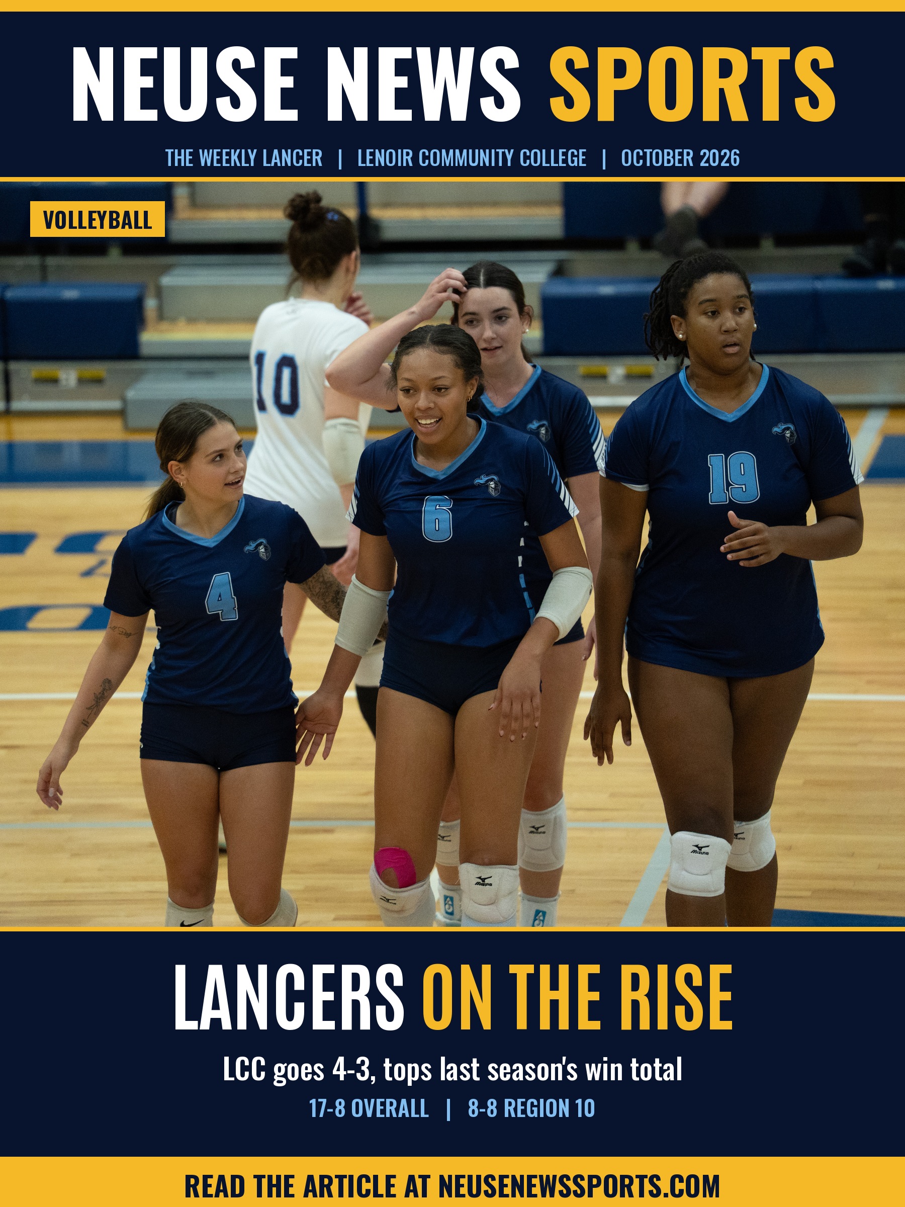 The Weekly Lancer Lenoir Community College cover graphic